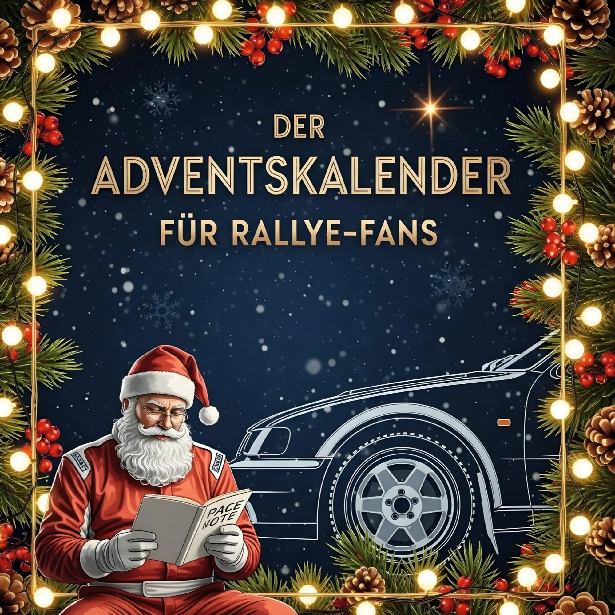 Cover: 9783695339846 | Der Adventskalender für Rallye-Fans | Charlotte Frank | Taschenbuch