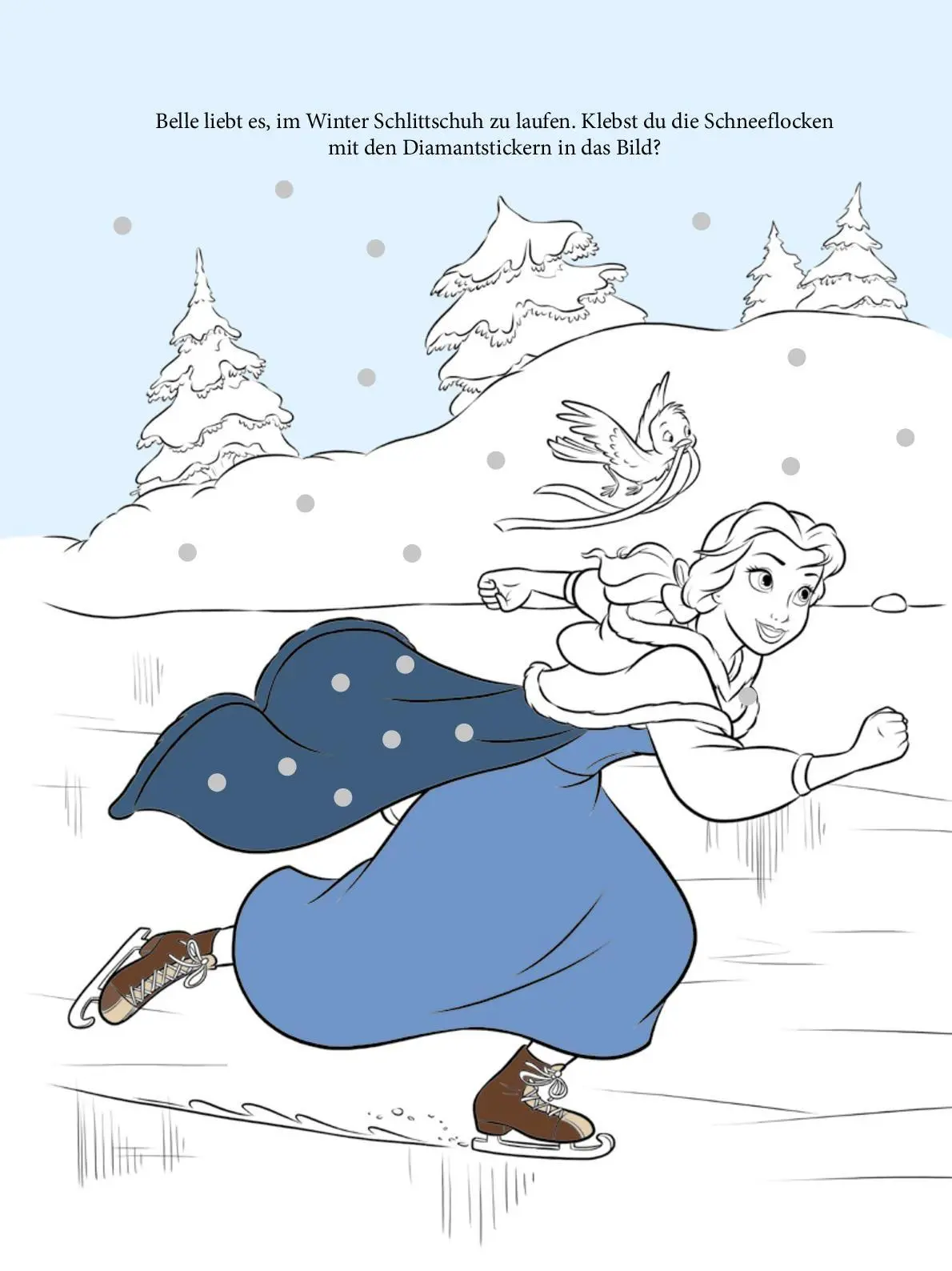 Bild: 9783849949846 | Disney Prinzessin Malbuch mit Diamantstickern Malspaß mit über 500...