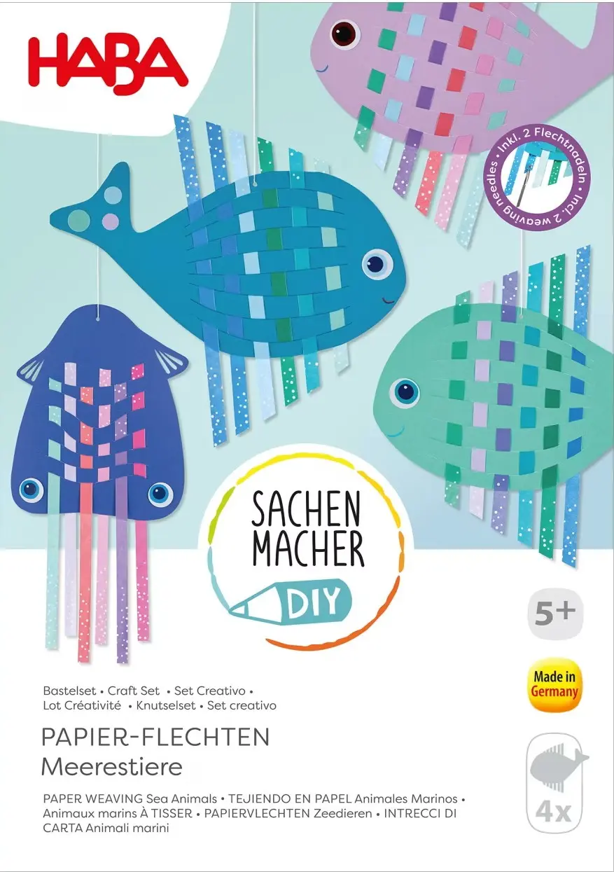 Cover: 4010168289946 | Bastelset - Papier-Flechten Meerestiere | Kit (Bastelset) | Deutsch