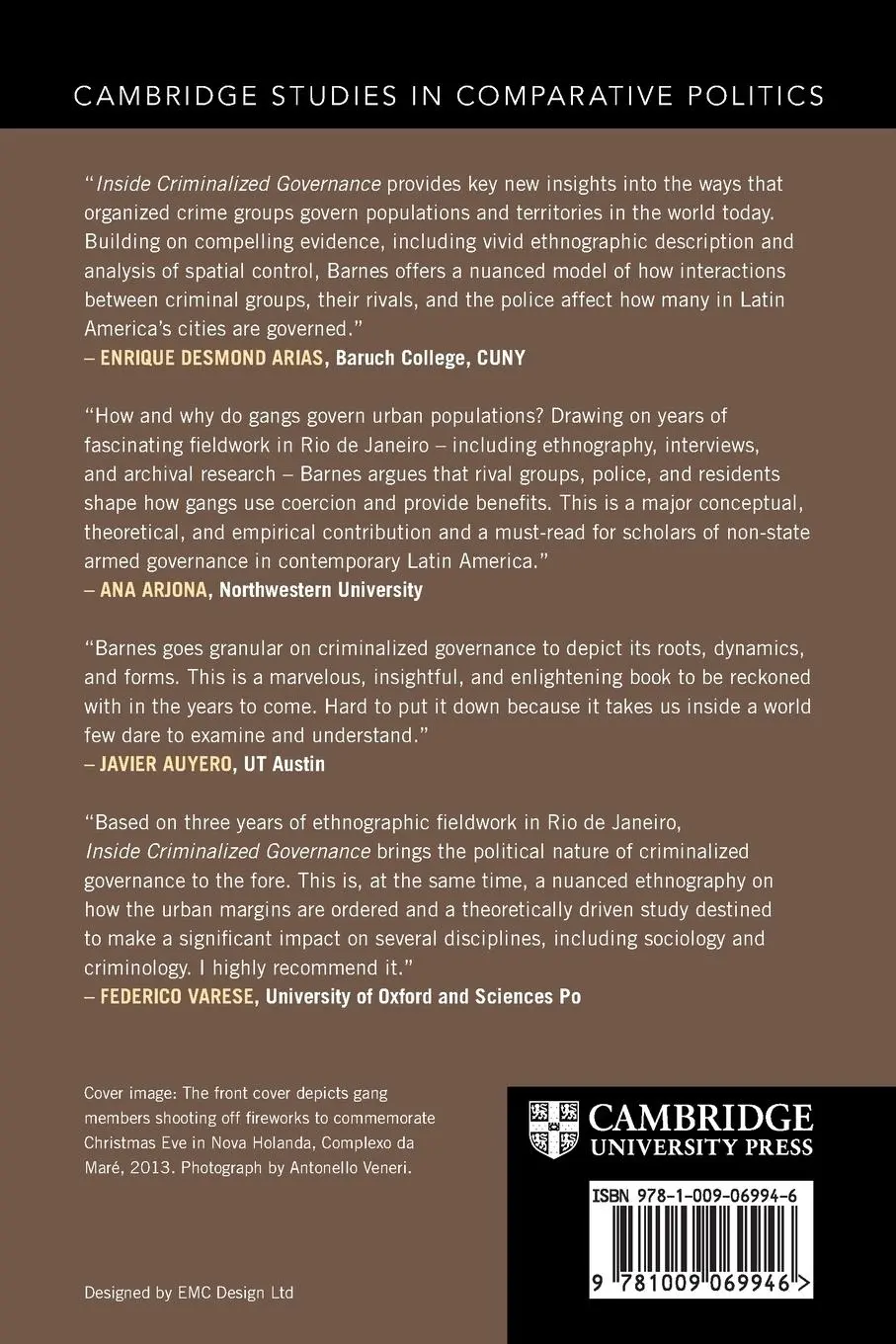 Rückseite: 9781009069946 | Inside Criminalized Governance | Nicholas Barnes | Taschenbuch | 2025