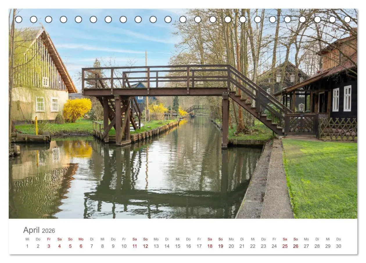 Bild: 9783457349946 | Spreewald - Ein Naturparadies (Tischkalender 2026 DIN A5 quer),...