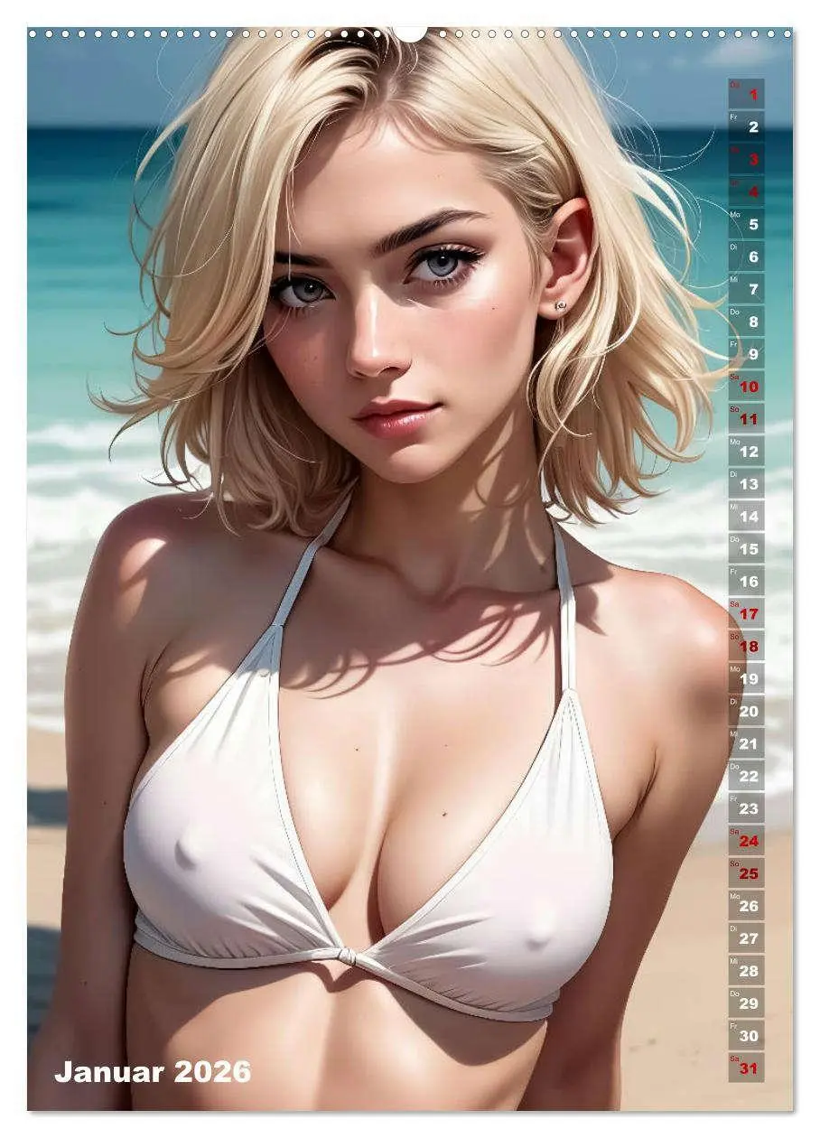 Bild: 9783516299946 | Bikini-Serenade (Wandkalender 2026 DIN A2 hoch), CALVENDO...
