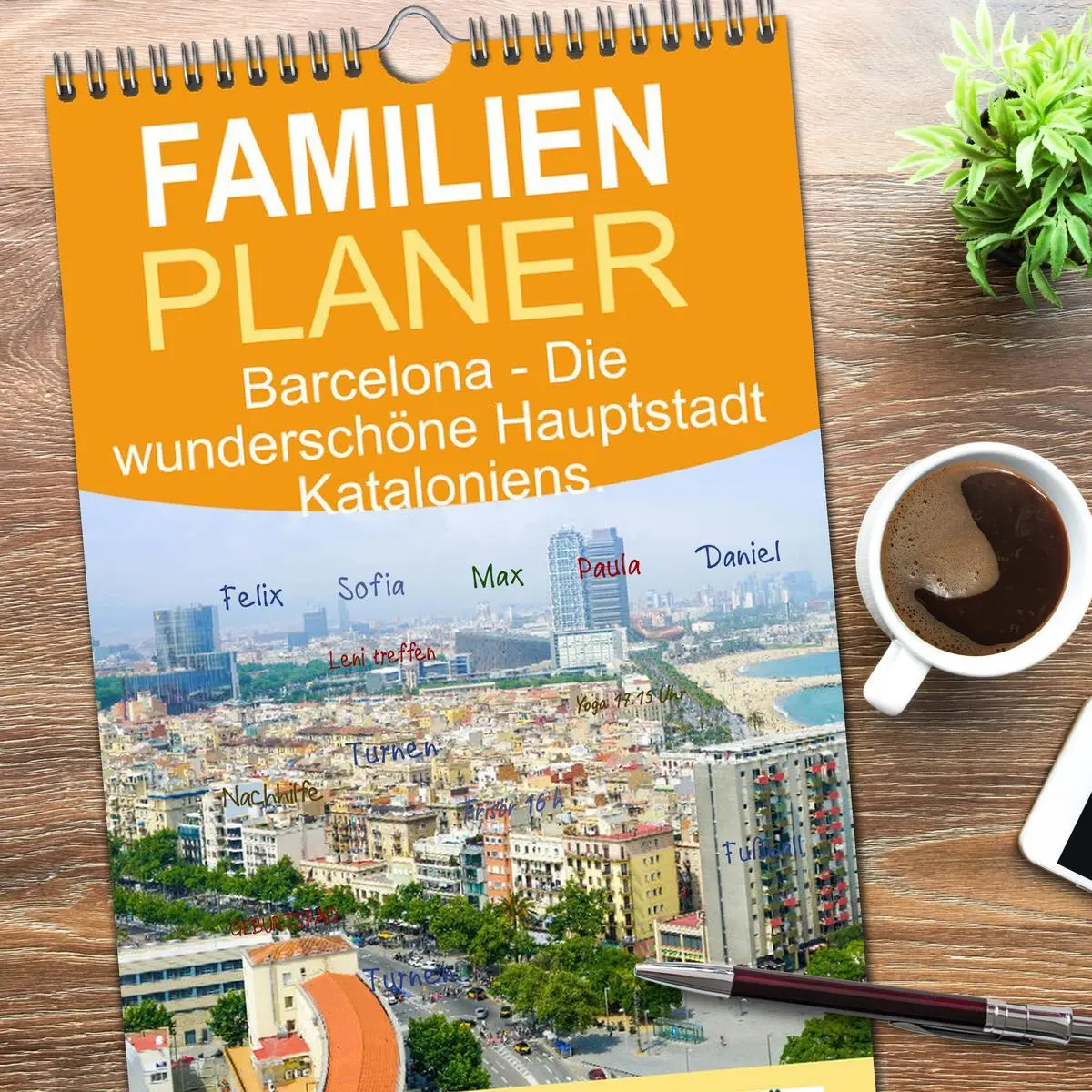 Bild: 9783516509946 | Familienplaner 2026 - Barcelona - Die wunderschöne Hauptstadt...