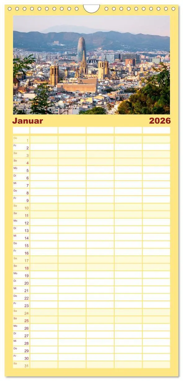 Bild: 9783516509946 | Familienplaner 2026 - Barcelona - Die wunderschöne Hauptstadt...