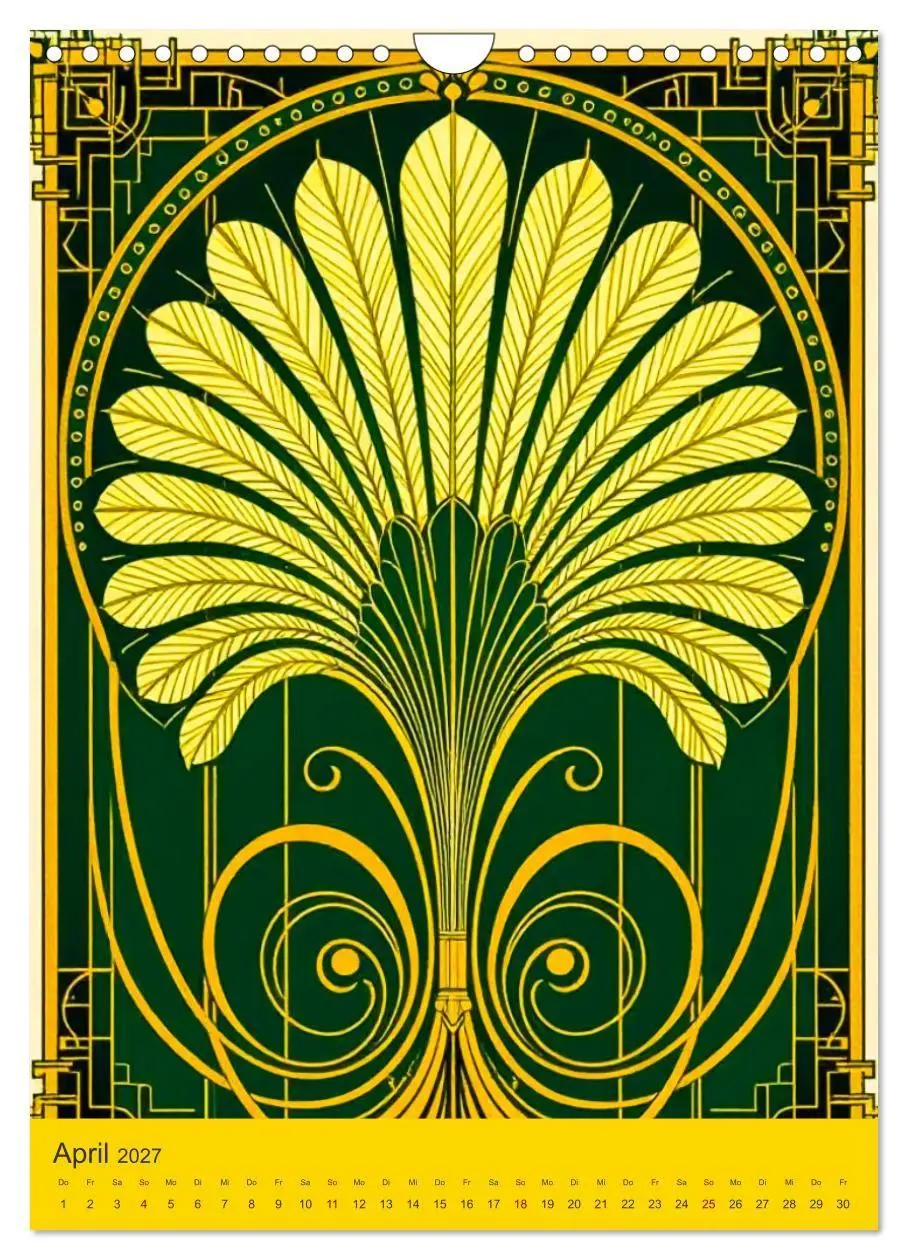 Bild: 9783516749946 | Art Deco Luxury - Golden Twenties (Wandkalender 2027 DIN A4 hoch),...