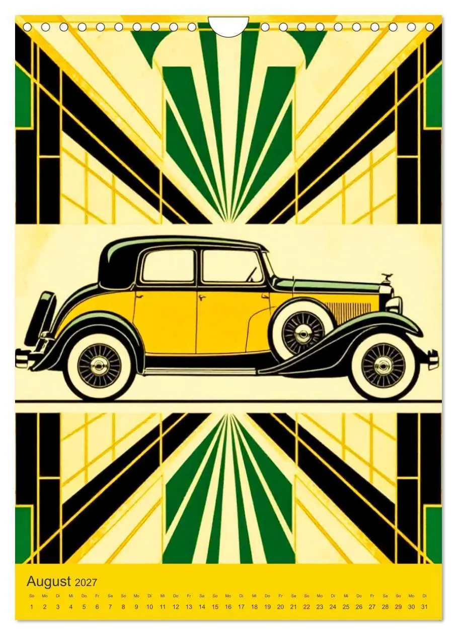 Bild: 9783516749946 | Art Deco Luxury - Golden Twenties (Wandkalender 2027 DIN A4 hoch),...
