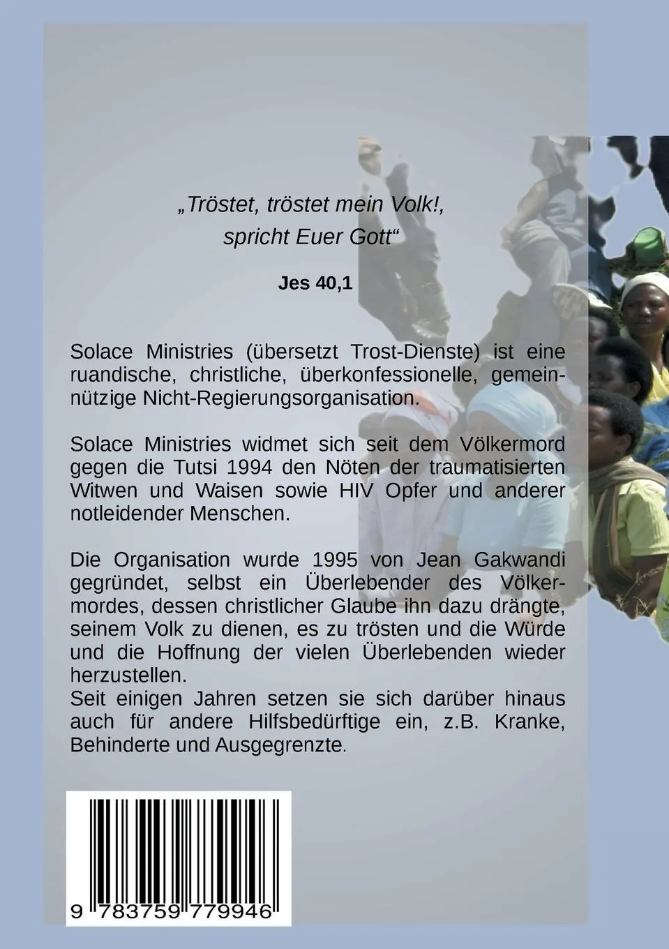 Rückseite: 9783759779946 | Solace | Die Geschichte der Trost-Dienste | Jean Gakwandi (u. a.)