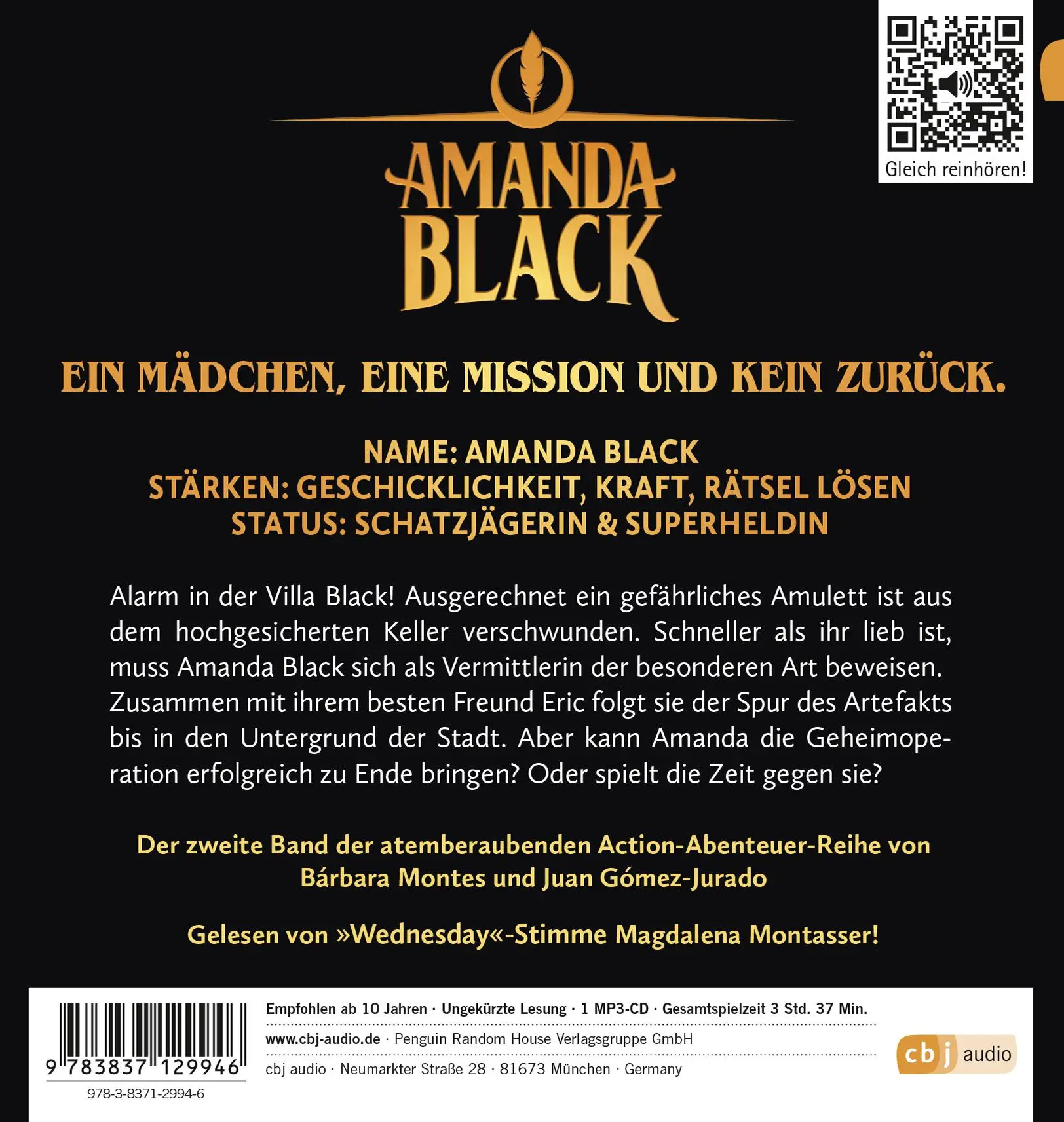 Bild: 9783837129946 | Amanda Black - Geheimoperation im Untergrund | Gómez-Jurado (u. a.)