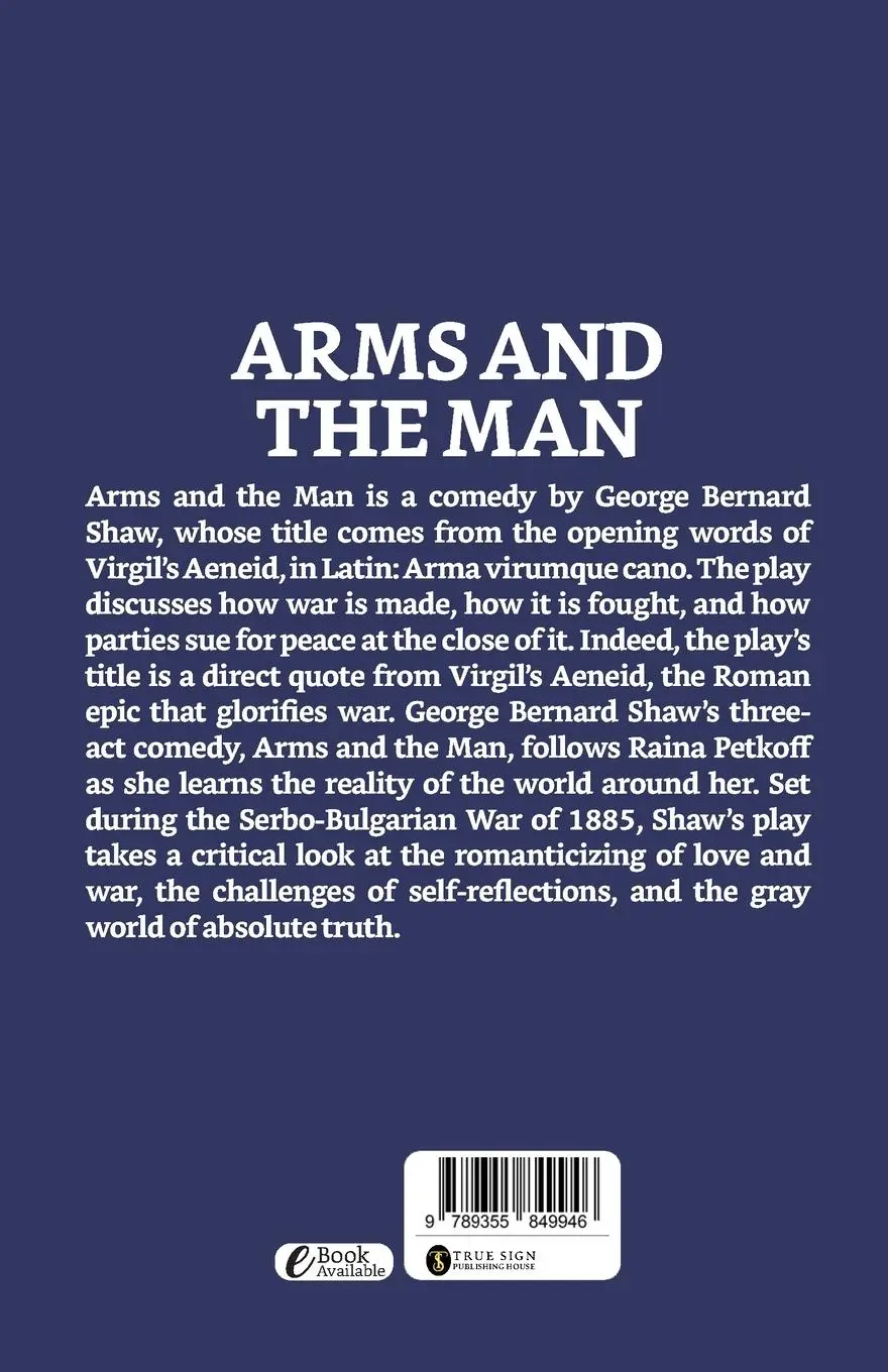 Rückseite: 9789355849946 | Arms And The Man | George Bernard Shaw | Taschenbuch | Englisch | 2023
