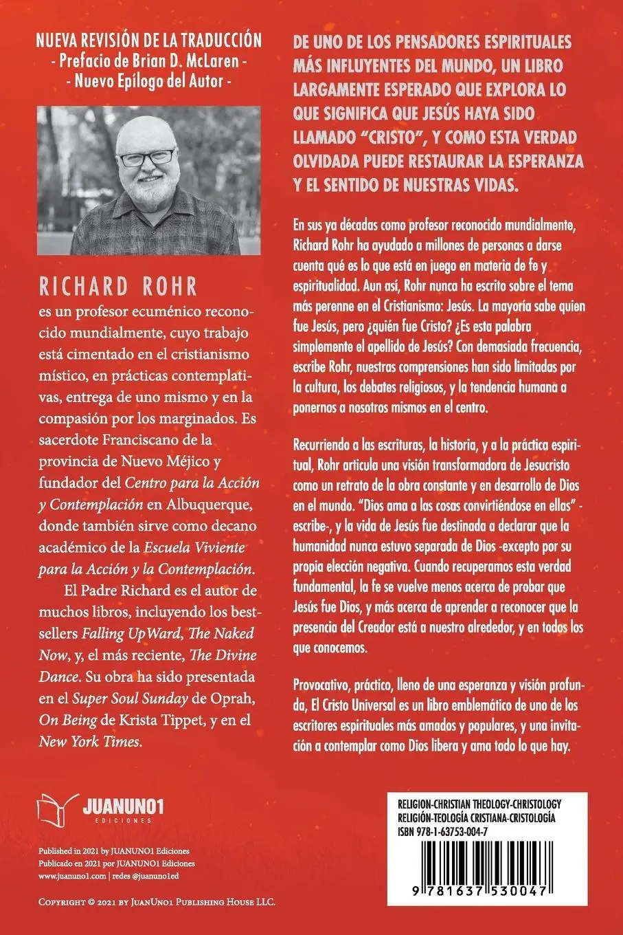 Rückseite: 9781637530047 | El Cristo Universal | Richard Rohr | Taschenbuch | Spanisch | 2021