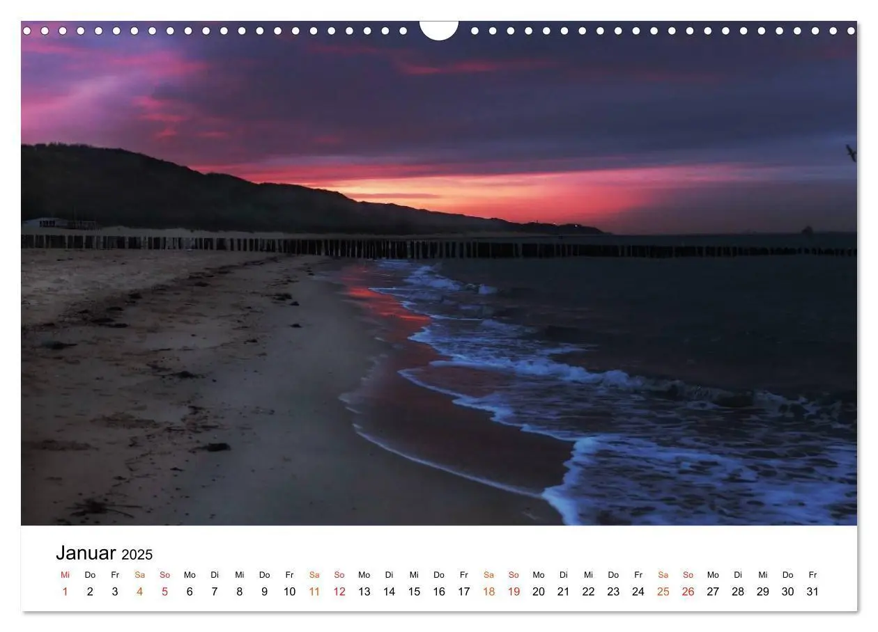 Bild: 9783435510047 | Wieder an der Nordsee (Wandkalender 2025 DIN A3 quer), CALVENDO...