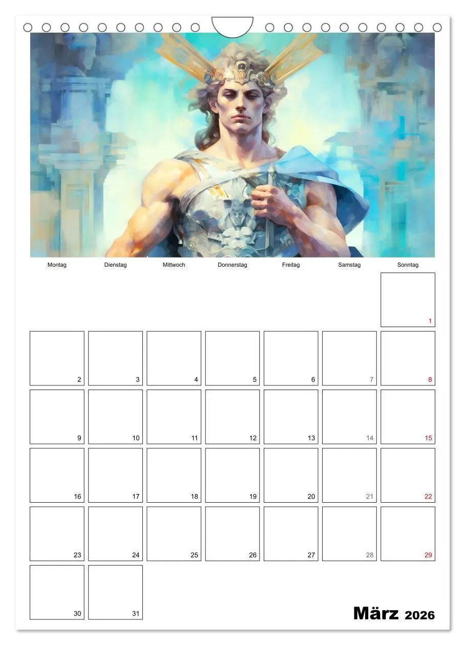 Bild: 9783516310047 | Der göttliche Planer. Aquarelle von antiken griechischen Göttern...