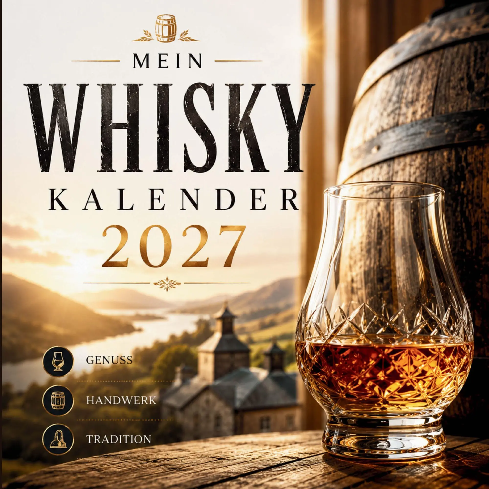 Cover: 9783676320047 | Mein Whisky Kalender 2027 | Marlon Breckmann | Taschenbuch | 112 S.