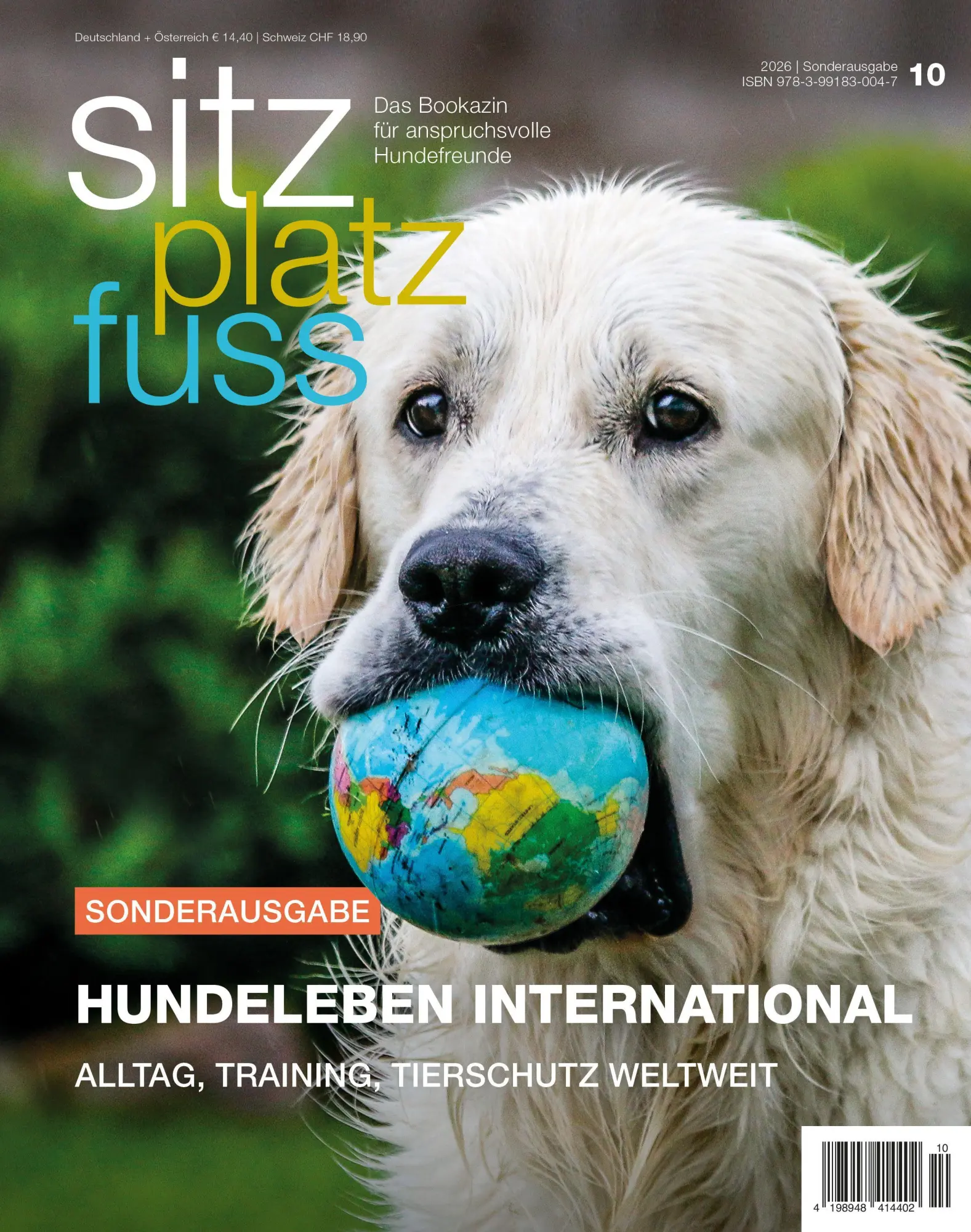 Cover: 9783991830047 | SitzPlatzFuss, Sonderausgabe 10 November 25 | Hundeleben international