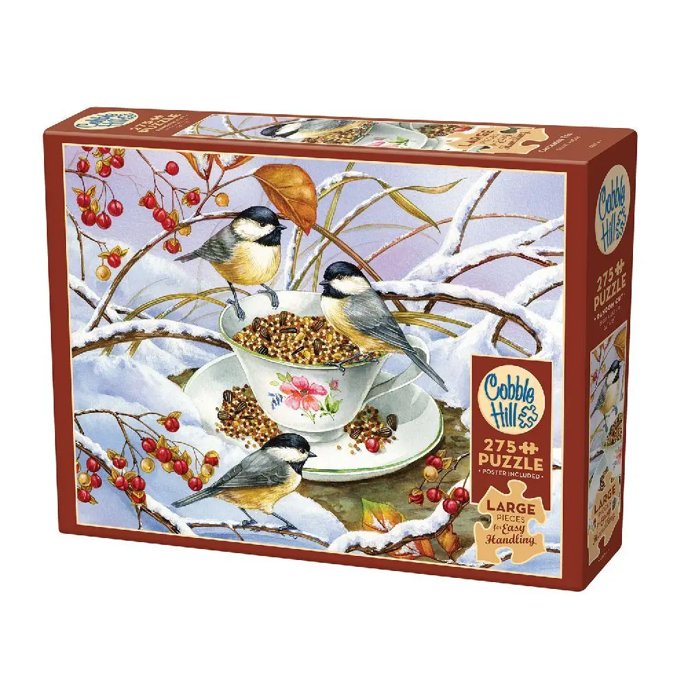 Cover: 625012480147 | Cobble Hill Chickadee Tee 275 Teil | Spiel | In Spielebox | 3848014