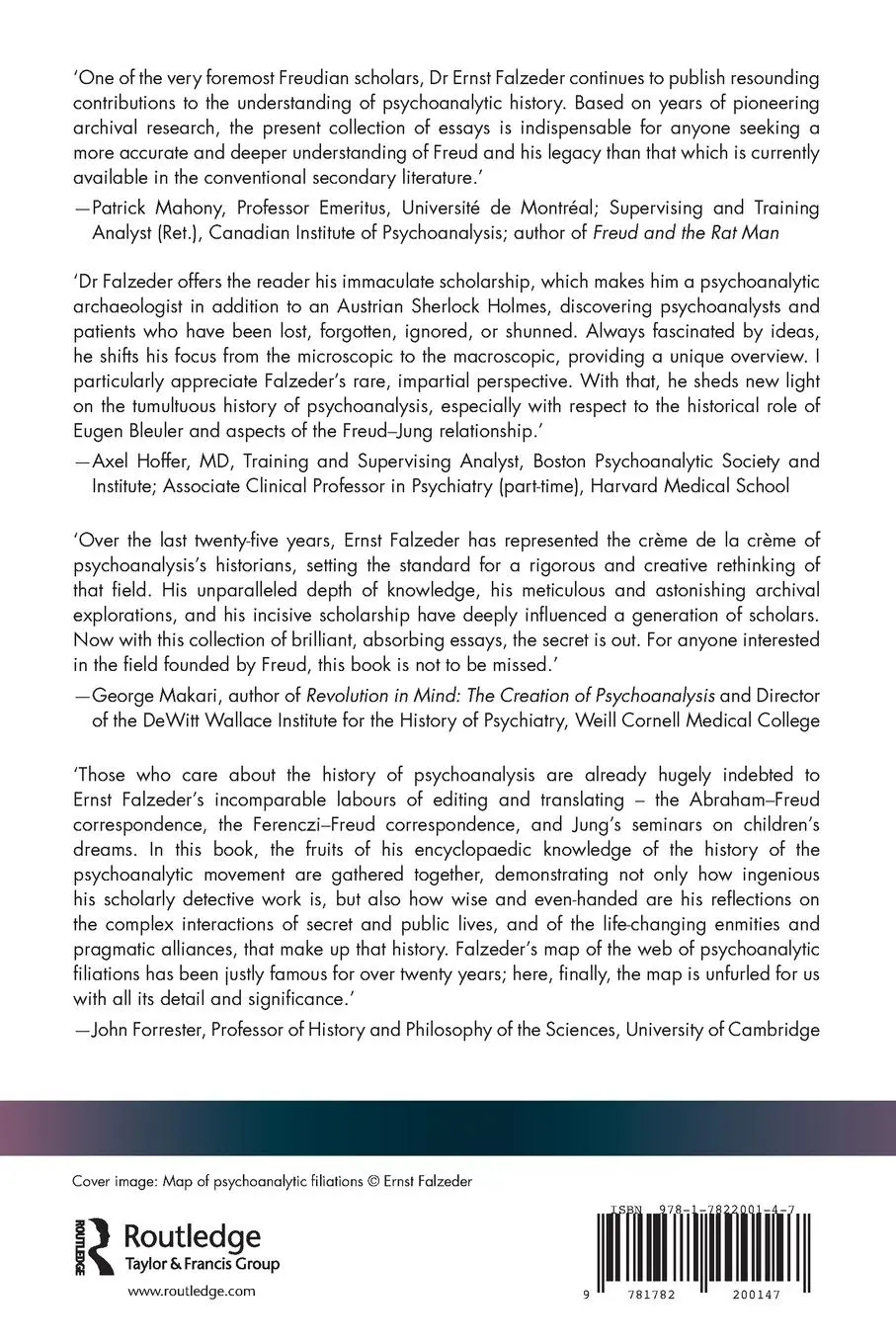 Rückseite: 9781782200147 | Psychoanalytic Filiations | Mapping the Psychoanalytic Movement | Buch