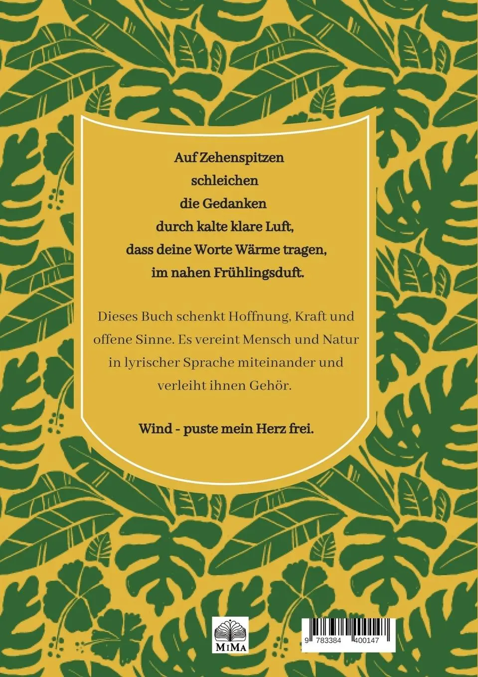 Rückseite: 9783384400147 | Atem der Erde, Gedichte und Gedanken zur Schöpfung, den Bergen,...