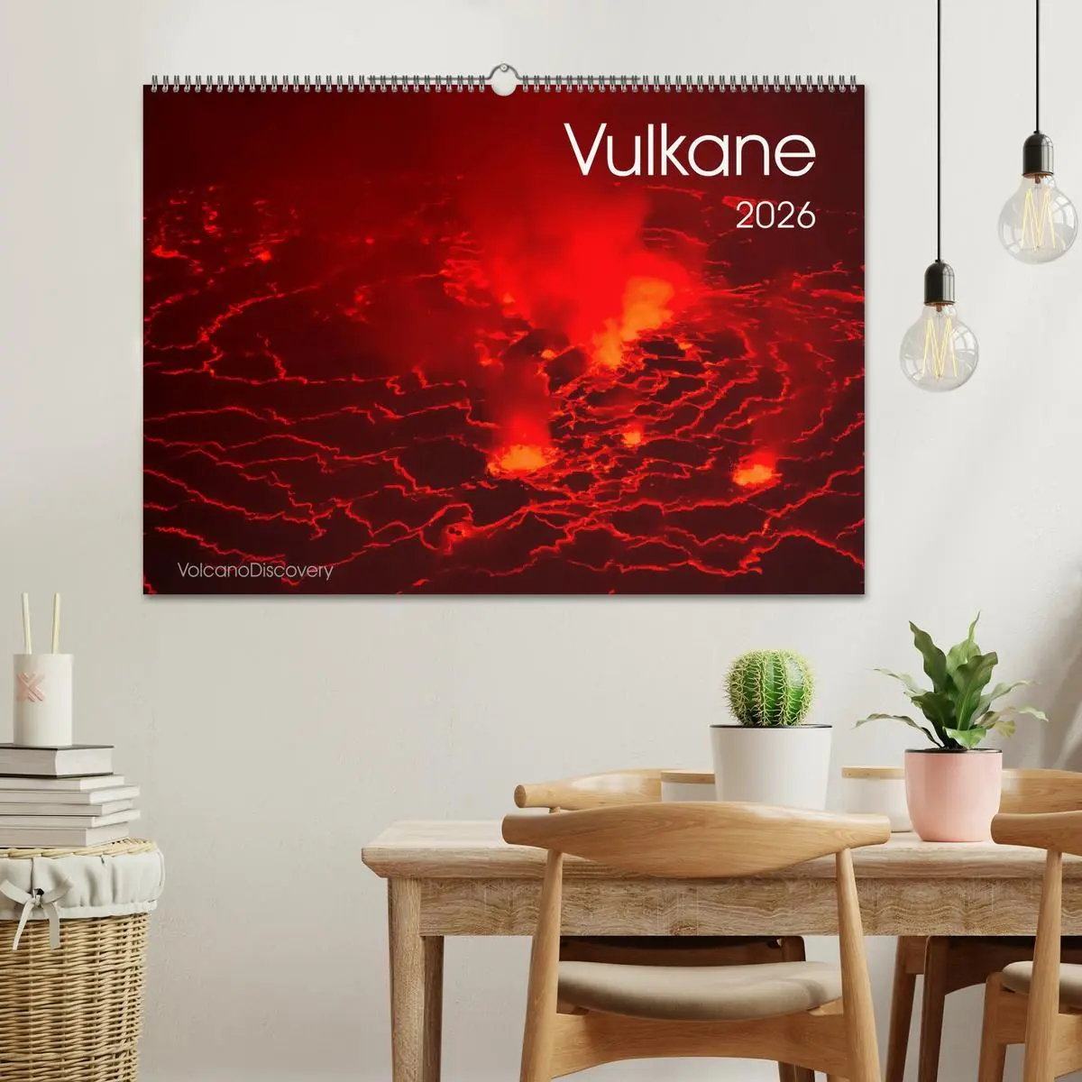 Bild: 9783457760147 | Vulkane 2026 (Wandkalender 2026 DIN A2 quer), CALVENDO Monatskalender
