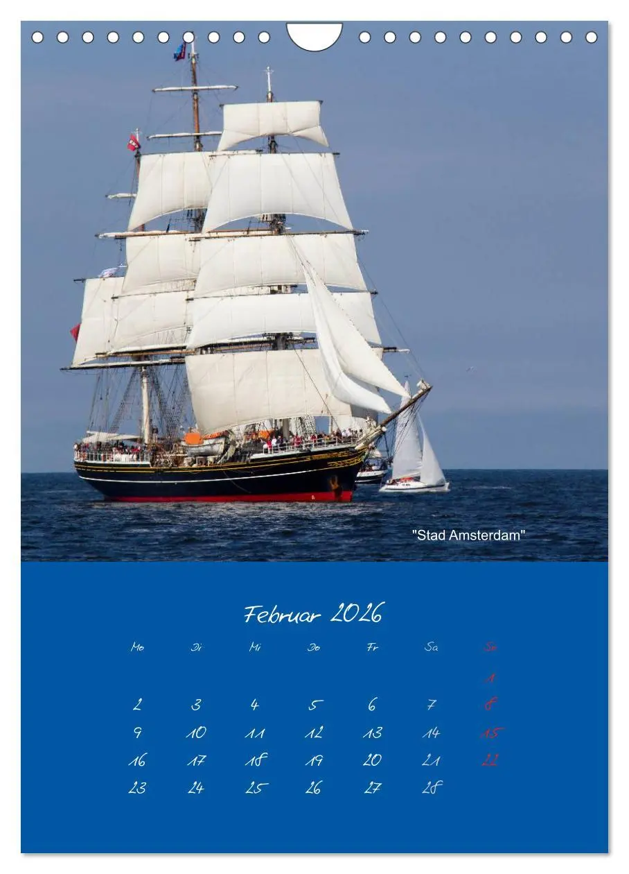 Bild: 9783516470147 | Unter Segeln (Wandkalender 2026 DIN A4 hoch), CALVENDO Monatskalender
