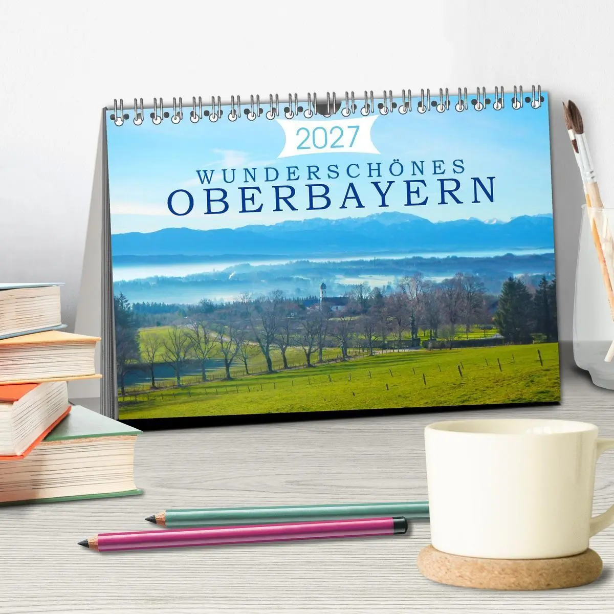 Bild: 9783569630147 | Wunderschönes Oberbayern (Tischkalender 2027 DIN A5 quer), CALVENDO...