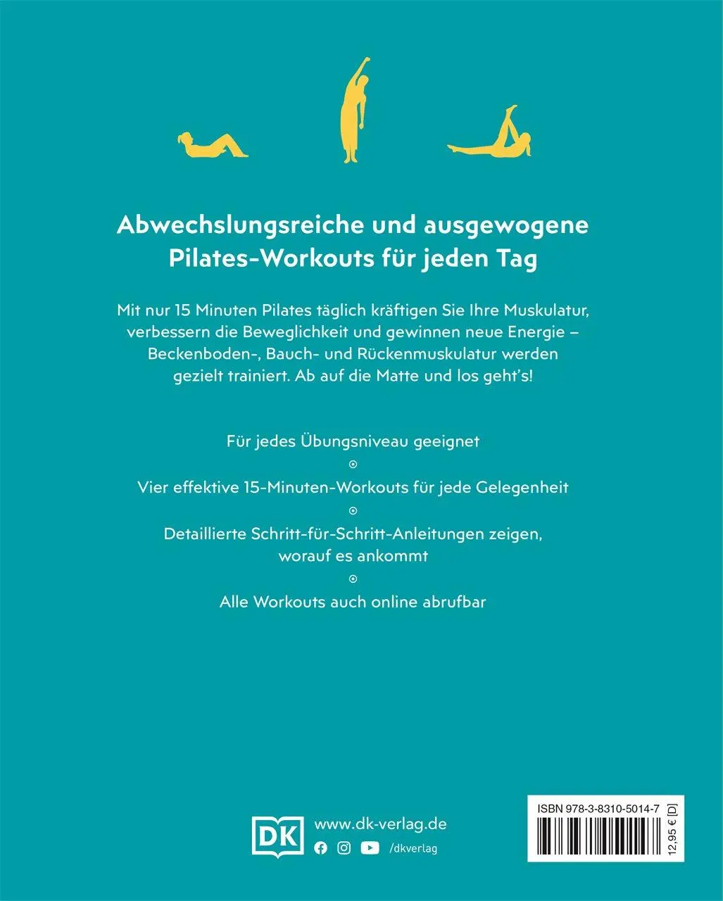 Rückseite: 9783831050147 | 15 Minuten Pilates für jeden Tag | Alycea Ungaro | Taschenbuch | 2024