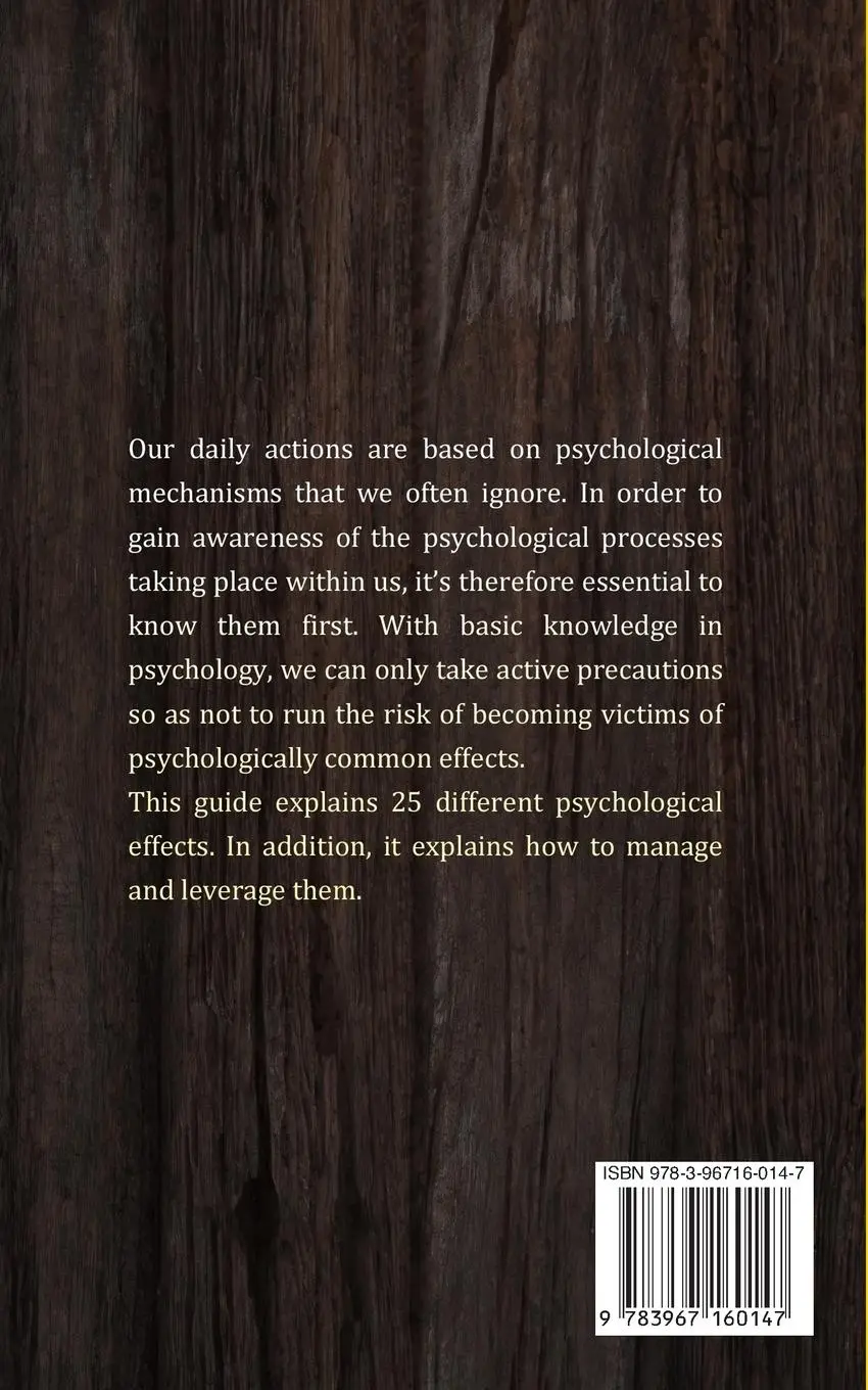 Rückseite: 9783967160147 | Psychology for Beginners | Victor Langbehn | Taschenbuch | Englisch