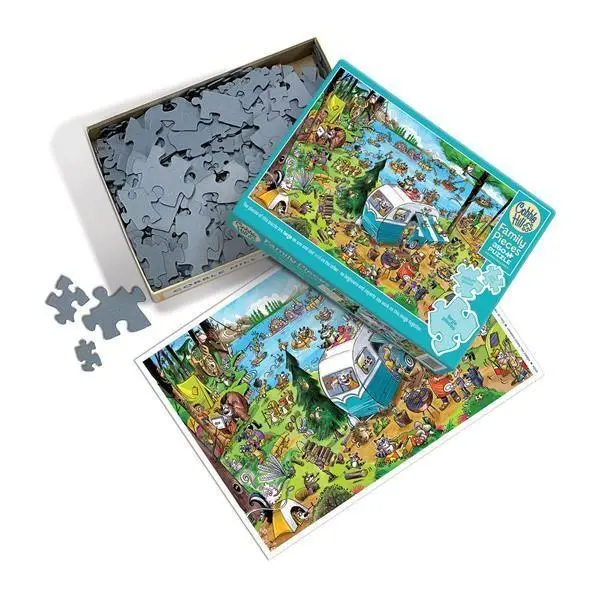 Bild: 625012470247 | Verrückter Campingausflug 350 Teile | PUZZLES | Spiel | 3847024 | 2025