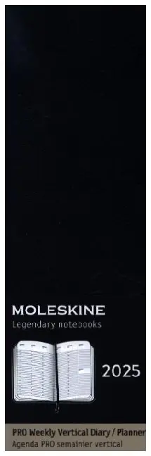Cover: 8056999270247 | Moleskine 12 Monate Pro Wochen Notizkalender 2025, Pro Large, Schwarz