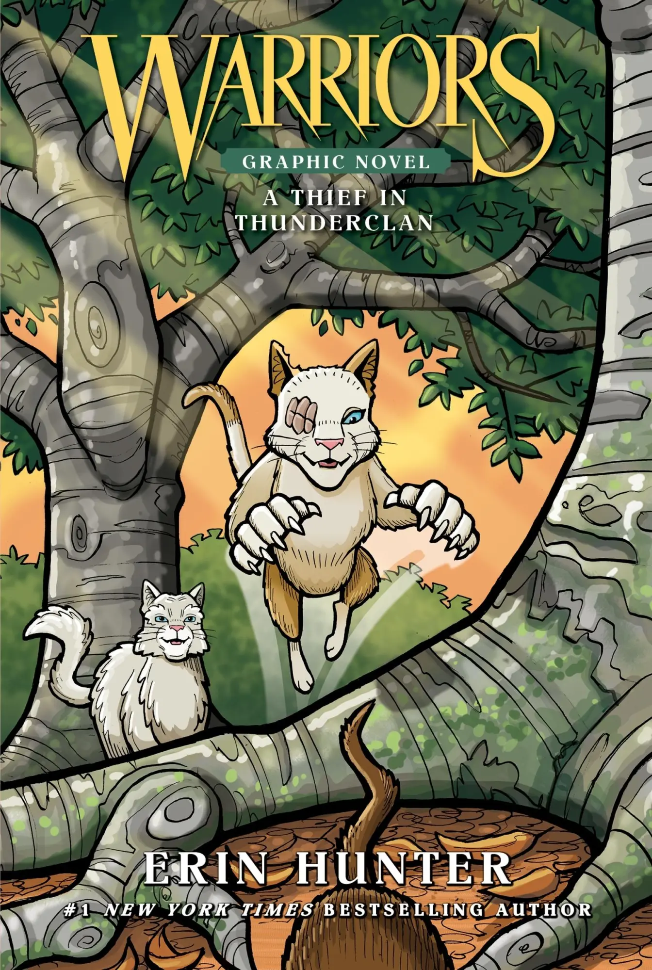 Cover: 9780063240247 | Warriors: A Thief in Thunderclan (Full-Color Adventure) | Erin Hunter