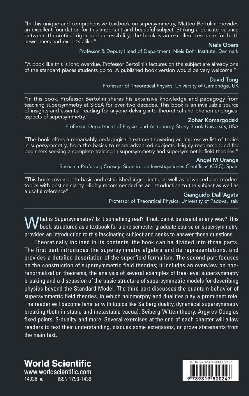 Rückseite: 9789819800247 | SUPERSYMMETRY | FROM BASICS EXACT RESULTS IN GAUGE THEORIES | Buch