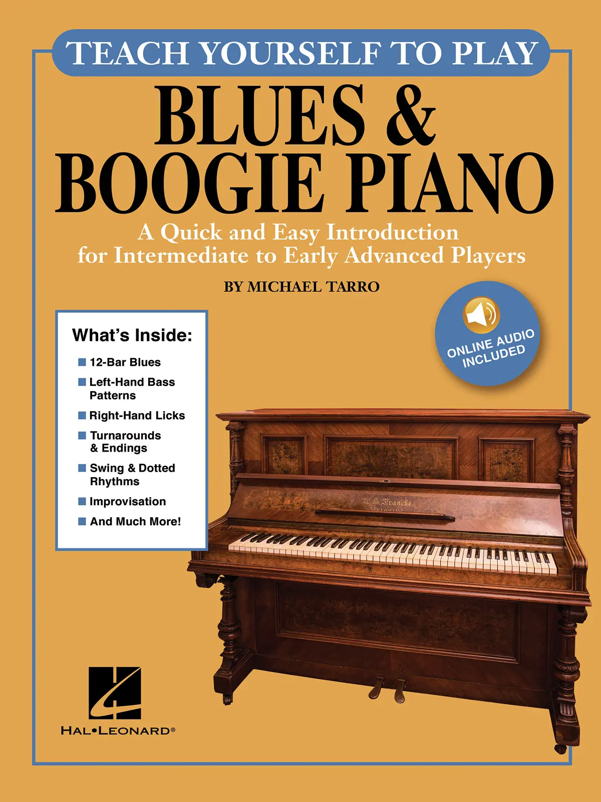 Cover: 888680710347 | Teach Yourself to Play Blues &amp; Boogie Piano | Michael Tarro | 2017