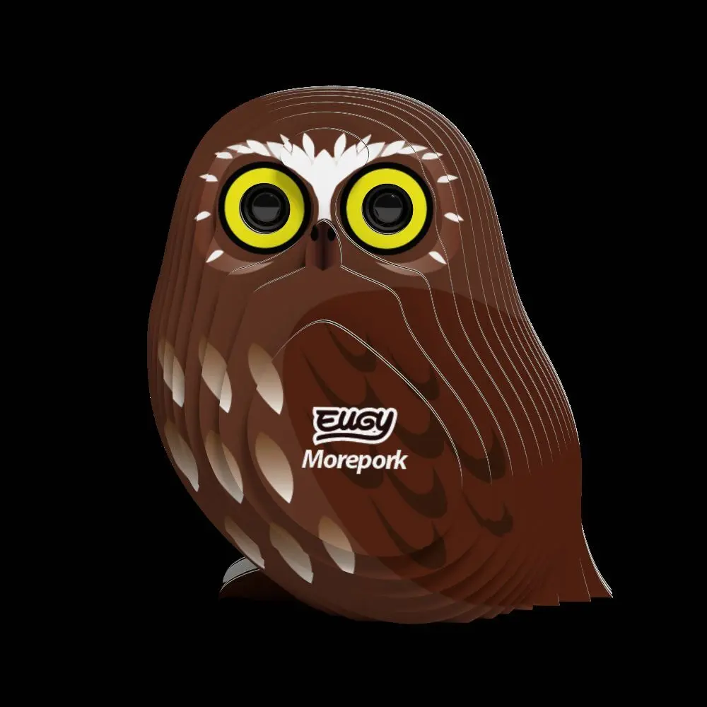 Bild: 9421035150347 | EUGY - 3D Bastelset Kuckuckskauz | Kit (Bastelset) | In Karton | 2026
