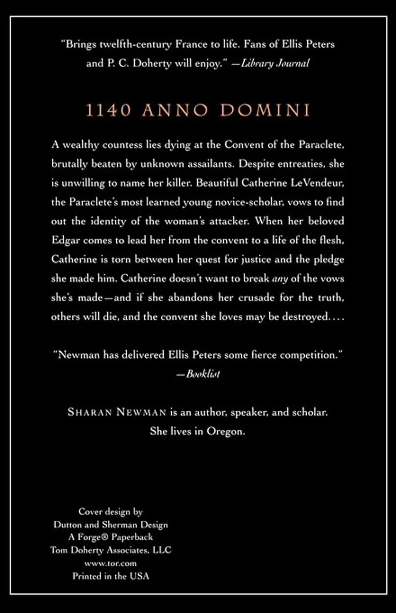 Rückseite: 9780765310347 | The Devil's Door | Sharan Newman | Taschenbuch | Englisch | 2004