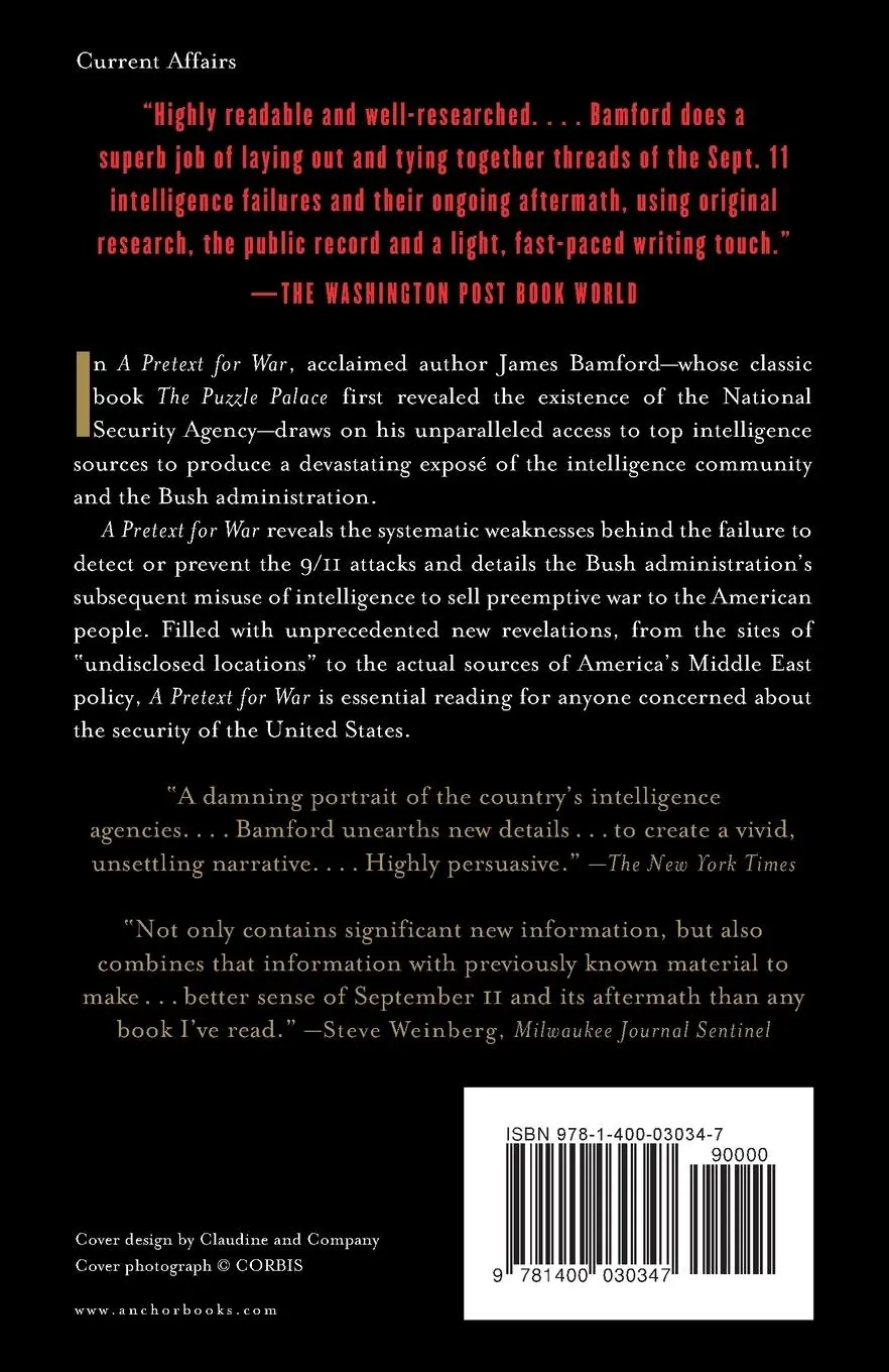 Rückseite: 9781400030347 | A Pretext for War | James Bamford | Taschenbuch | Englisch | 2005
