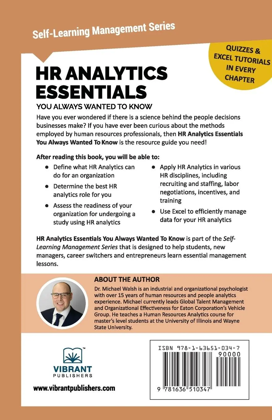 Rückseite: 9781636510347 | HR Analytics Essentials You Always Wanted To Know | Publishers (u. a.)
