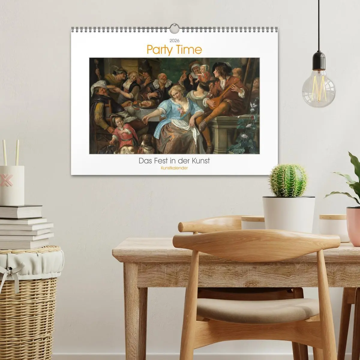Bild: 9783457290347 | Party Time - Das Fest in der Kunst Kunstkalender (Wandkalender 2026...