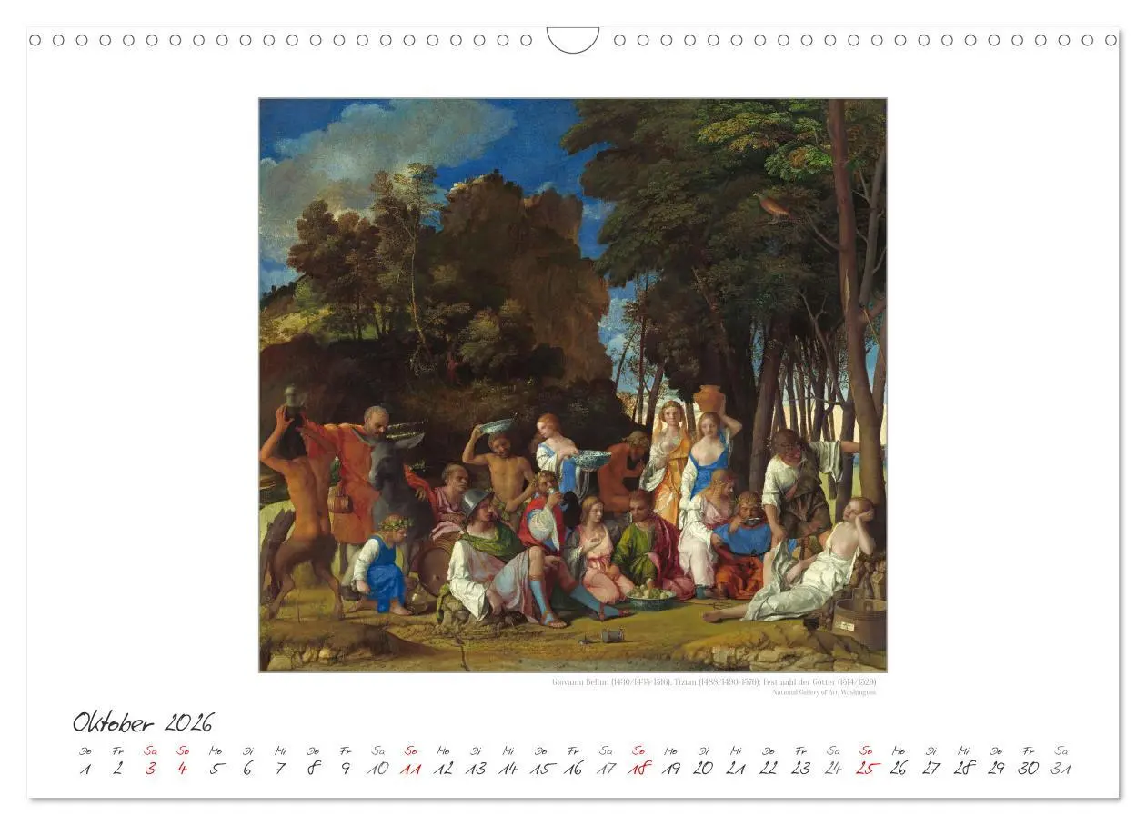 Bild: 9783457290347 | Party Time - Das Fest in der Kunst Kunstkalender (Wandkalender 2026...