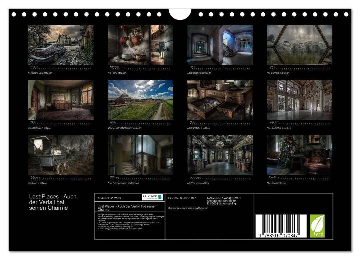 Bild: 9783516070347 | Lost Places - Auch der Verfall hat seinen Charme (Wandkalender 2026...