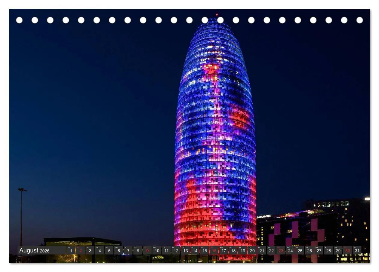 Bild: 9783516210347 | Metropole Barcelona (Tischkalender 2026 DIN A5 quer), CALVENDO...