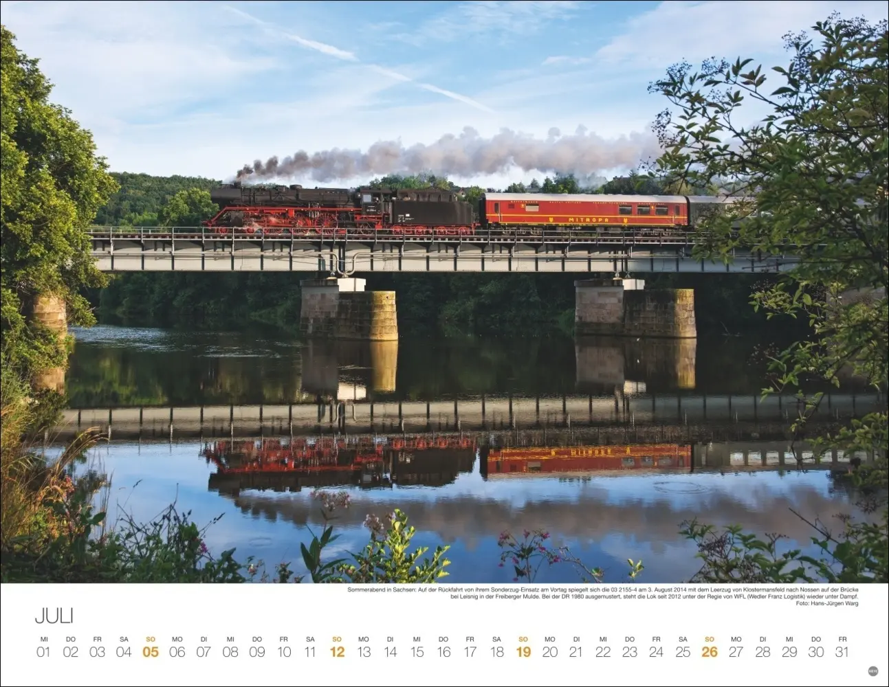 Bild: 9783756410347 | Feurige Dampfloks Posterkalender 2026 | Heye | Kalender | 14 S. | 2026