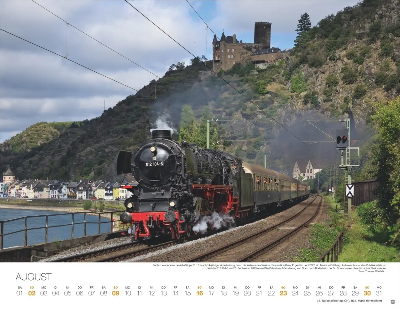 Bild: 9783756410347 | Feurige Dampfloks Posterkalender 2026 | Heye | Kalender | 14 S. | 2026