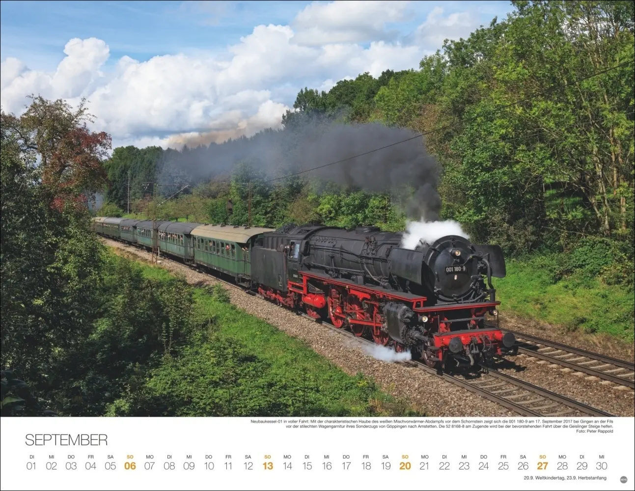 Bild: 9783756410347 | Feurige Dampfloks Posterkalender 2026 | Heye | Kalender | 14 S. | 2026