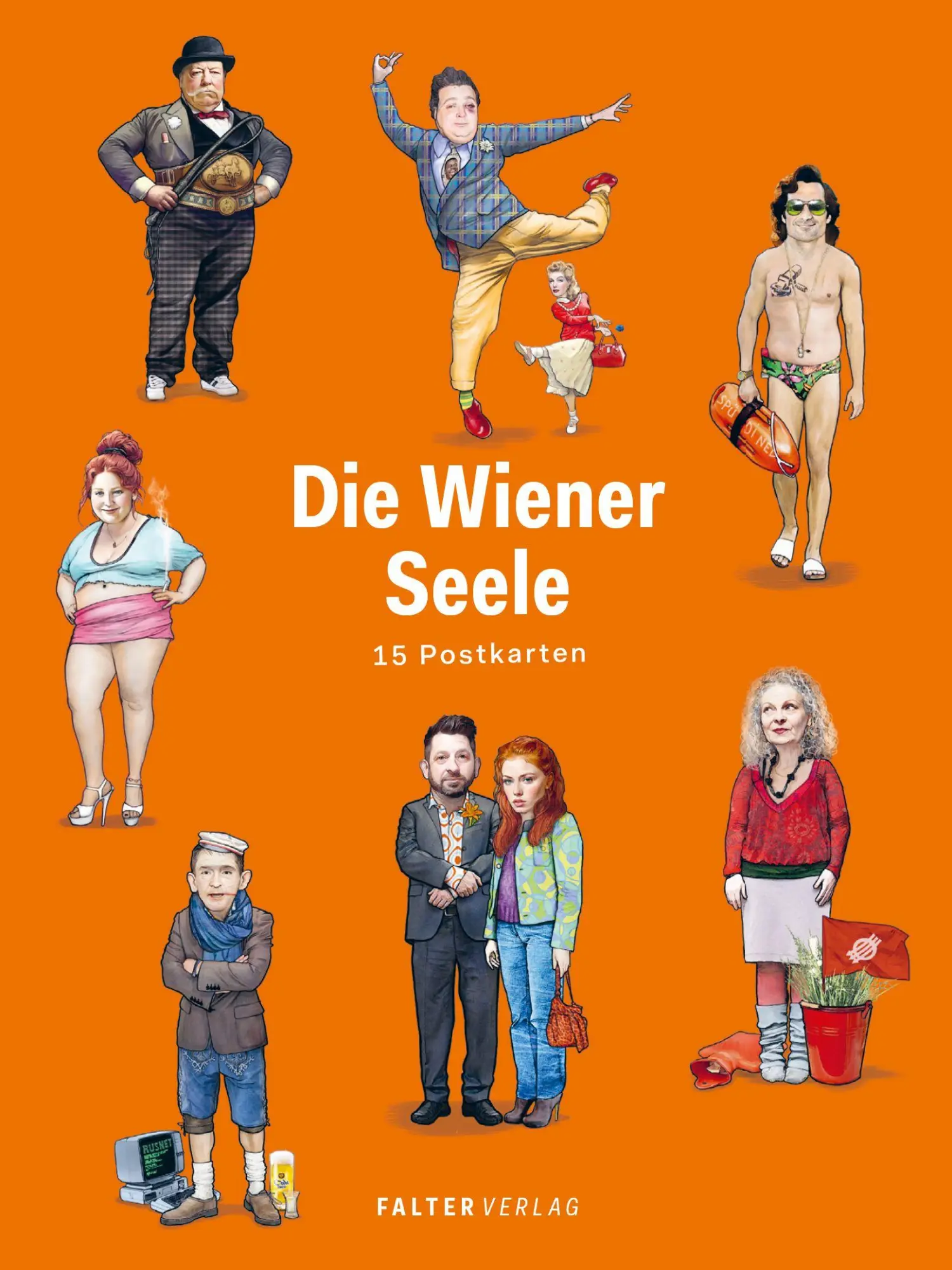 Cover: 9783991660347 | Die Wiener Seele - Postkartenbuch | 15 Postkarten | Taschenbuch | 2025
