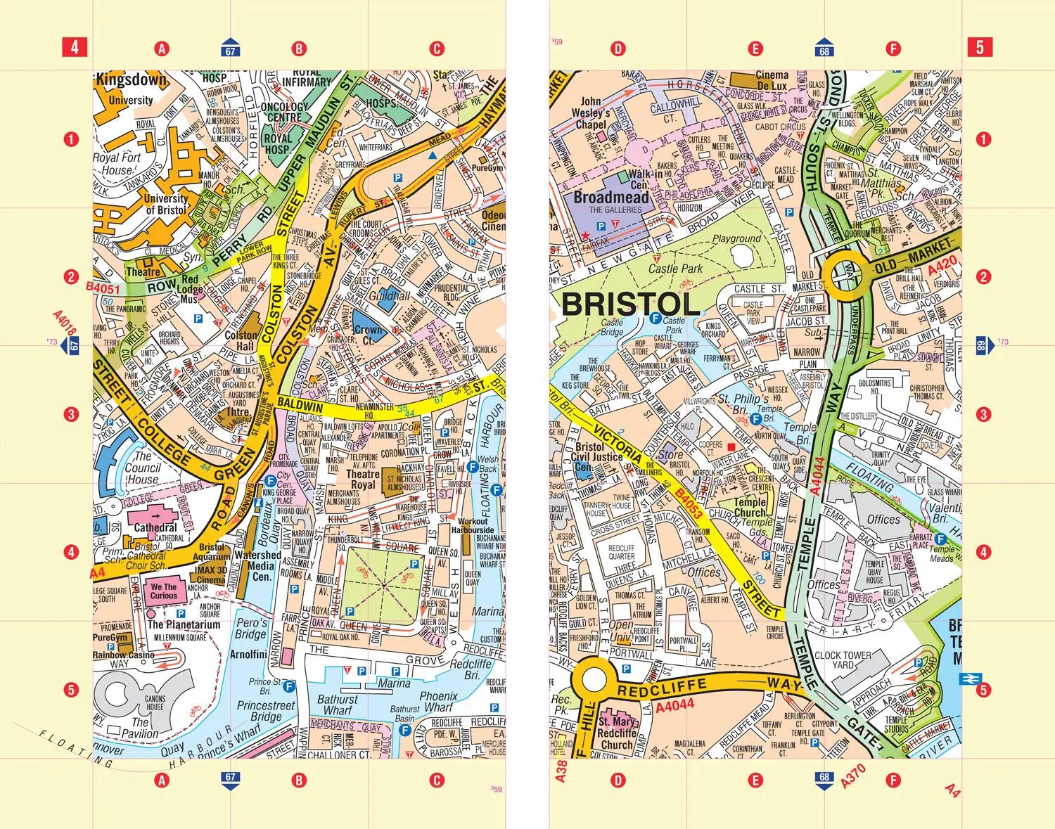 Bild: 9780008560447 | Bristol and Bath A-Z Street Atlas | A-Z Maps | Taschenbuch | Englisch