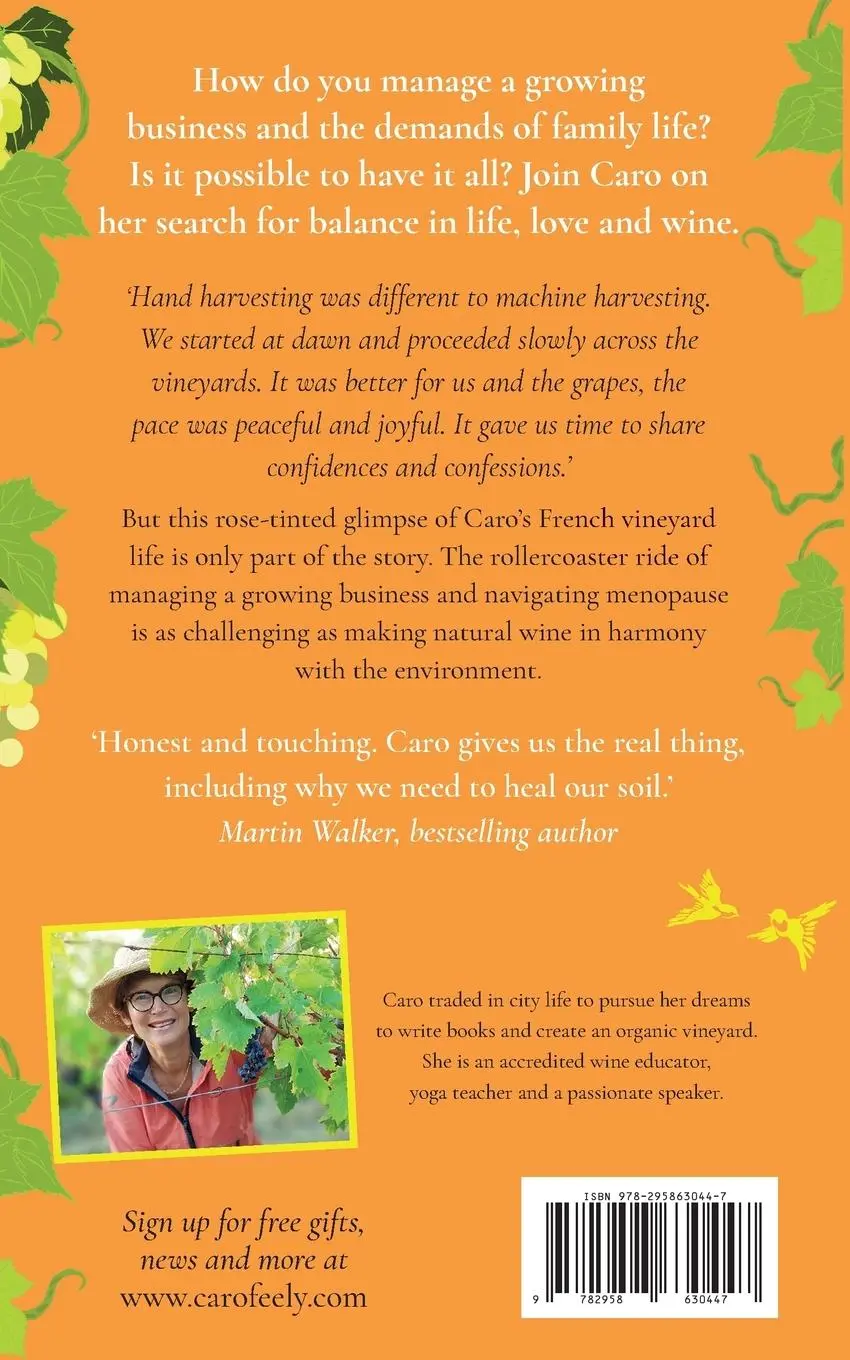 Rückseite: 9782958630447 | Vineyard Confessions | Tales of Menopause, Love and Natural Wine