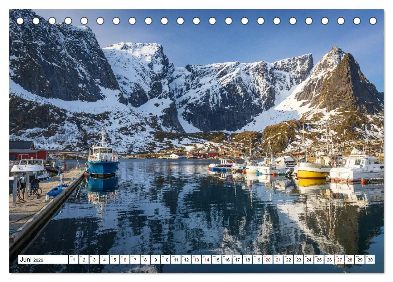 Bild: 9783457590447 | Licht des Nordens - LOFOTEN (Tischkalender 2026 DIN A5 quer),...