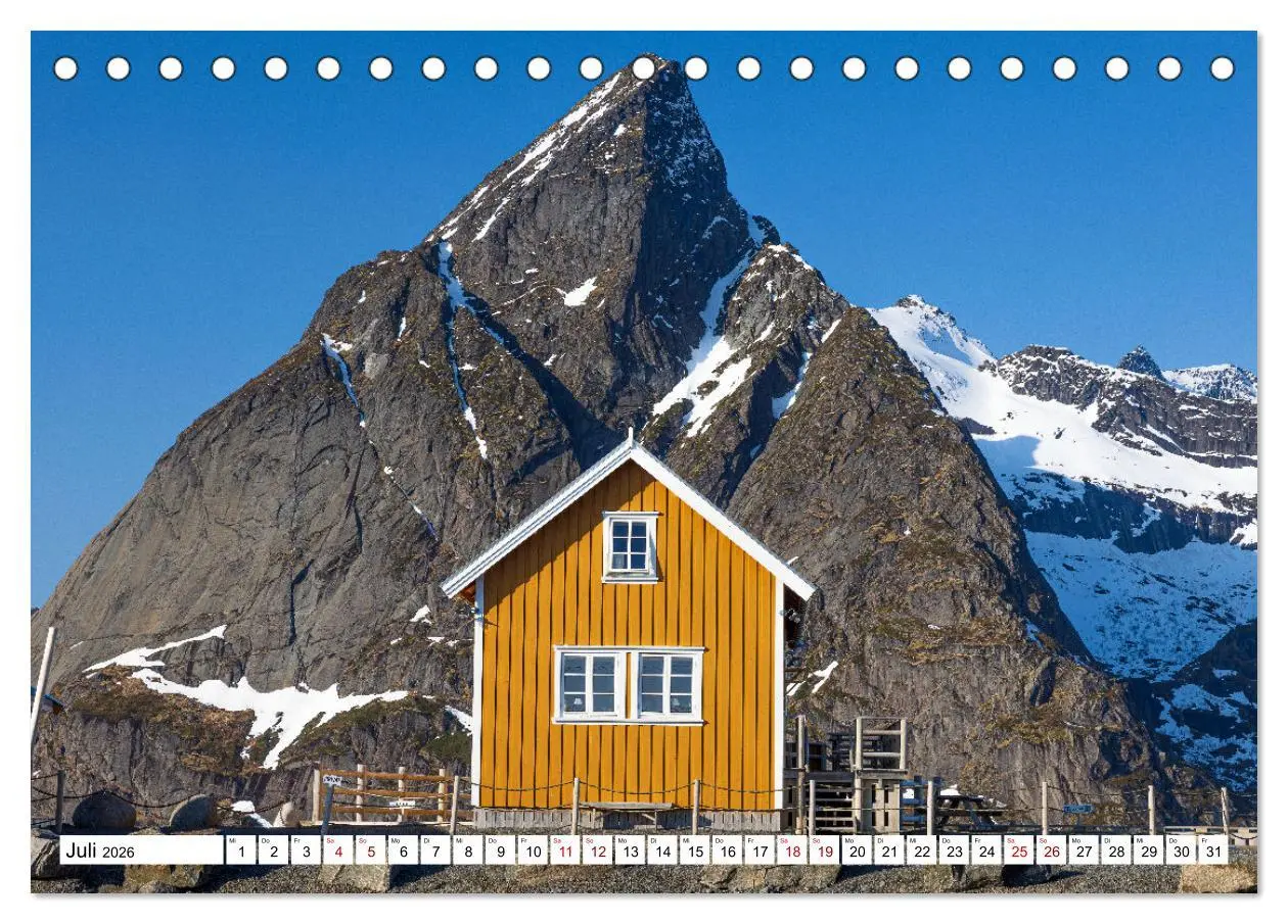 Bild: 9783457590447 | Licht des Nordens - LOFOTEN (Tischkalender 2026 DIN A5 quer),...