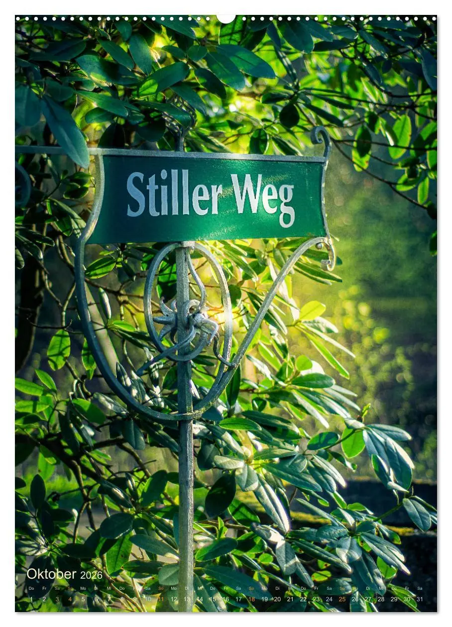 Bild: 9783516370447 | Die stillen Momente im Ohlsdorfer Friedhof (Wandkalender 2026 DIN...