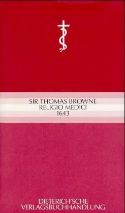 Cover: 9783871620447 | Religio Medici | Thomas Browne | Buch | Gebunden | Deutsch | 1998