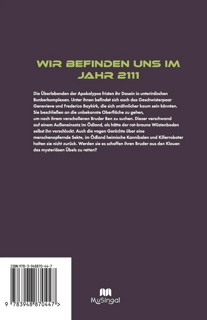 Rückseite: 9783948870447 | 2111 - der Menschheit letzter Wunsch | Lars Schnorr | Taschenbuch